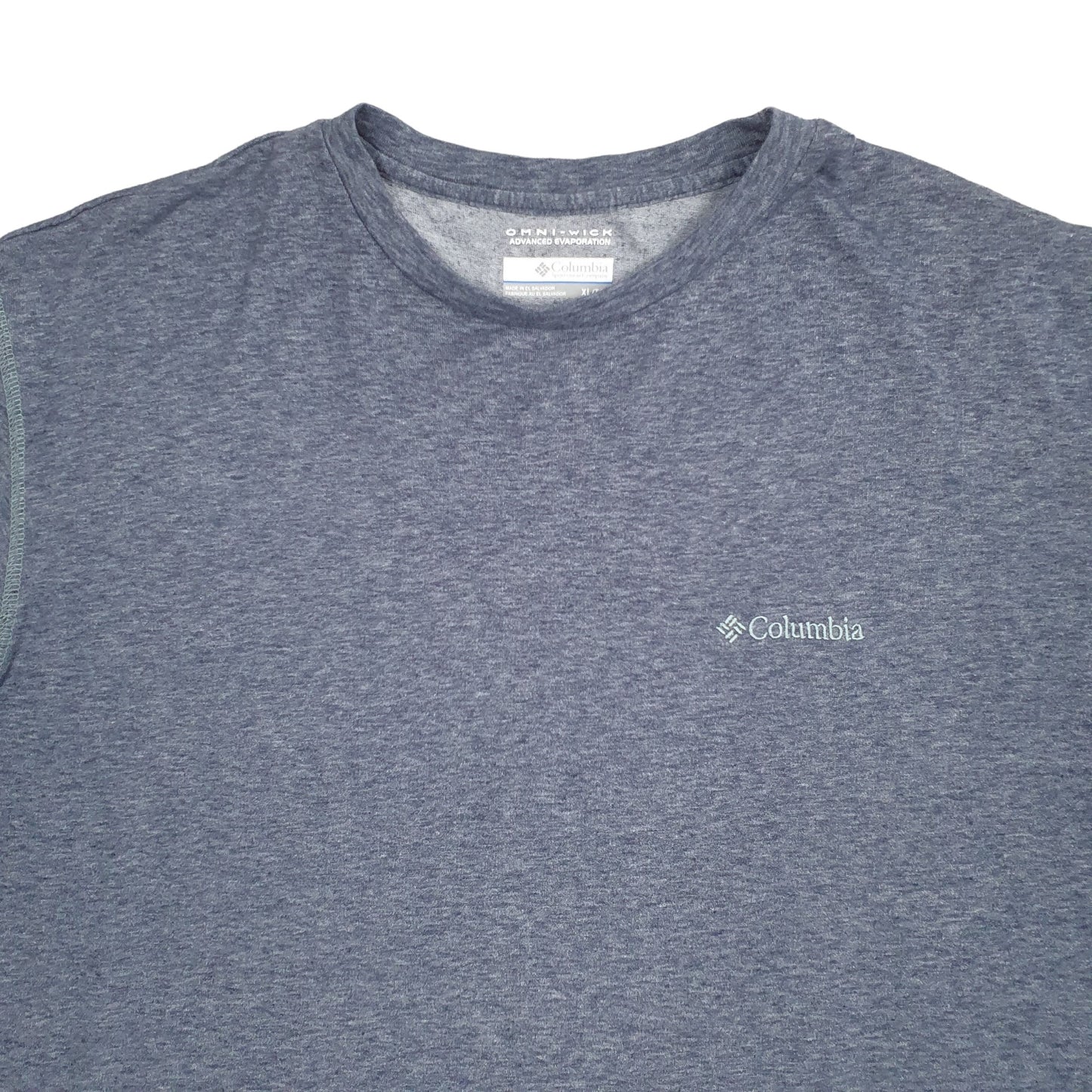 Mens Grey Columbia Sportswear Omni Wick Short Sleeve T Shirt