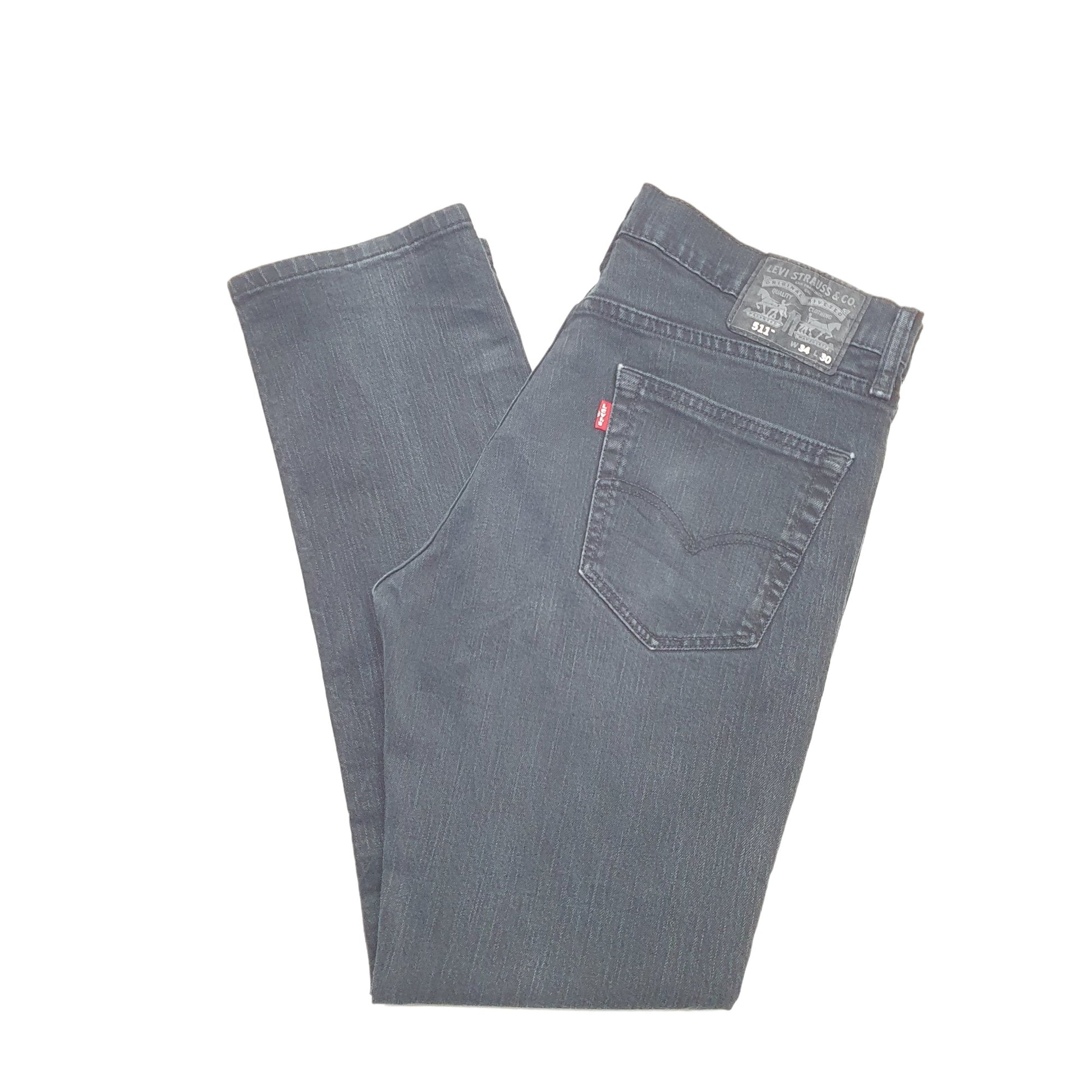 Levis 511 Slim Fit Jeans W34 L30 Black