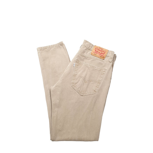 Levis 512 Slim Fit Jeans W32 L32 Beige