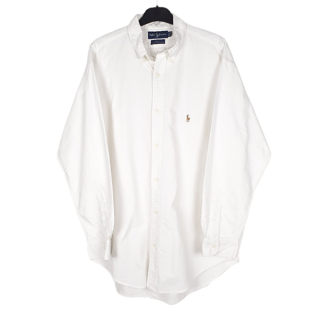 White Polo Ralph Lauren Long Sleeve Shirt