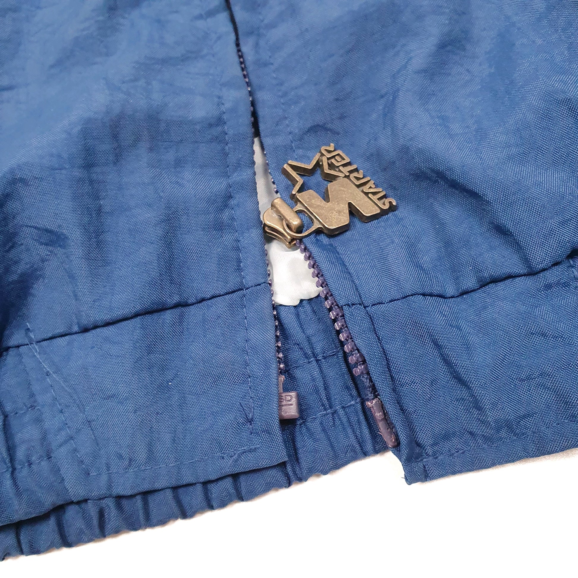 Mens Navy Starter Vintage 1996 Track Top USA Olympic Team Flag Eagle Windbreaker Coat