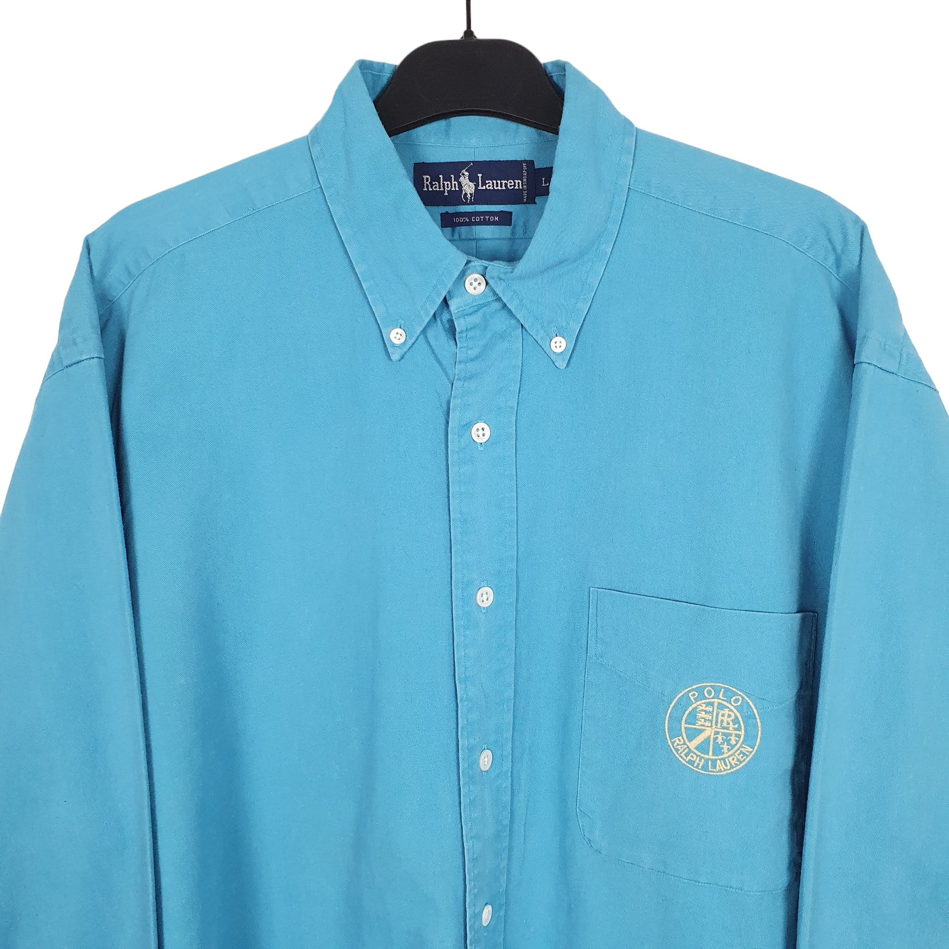 Ralph Lauren Long Sleeve Regular Fit Shirt Blue