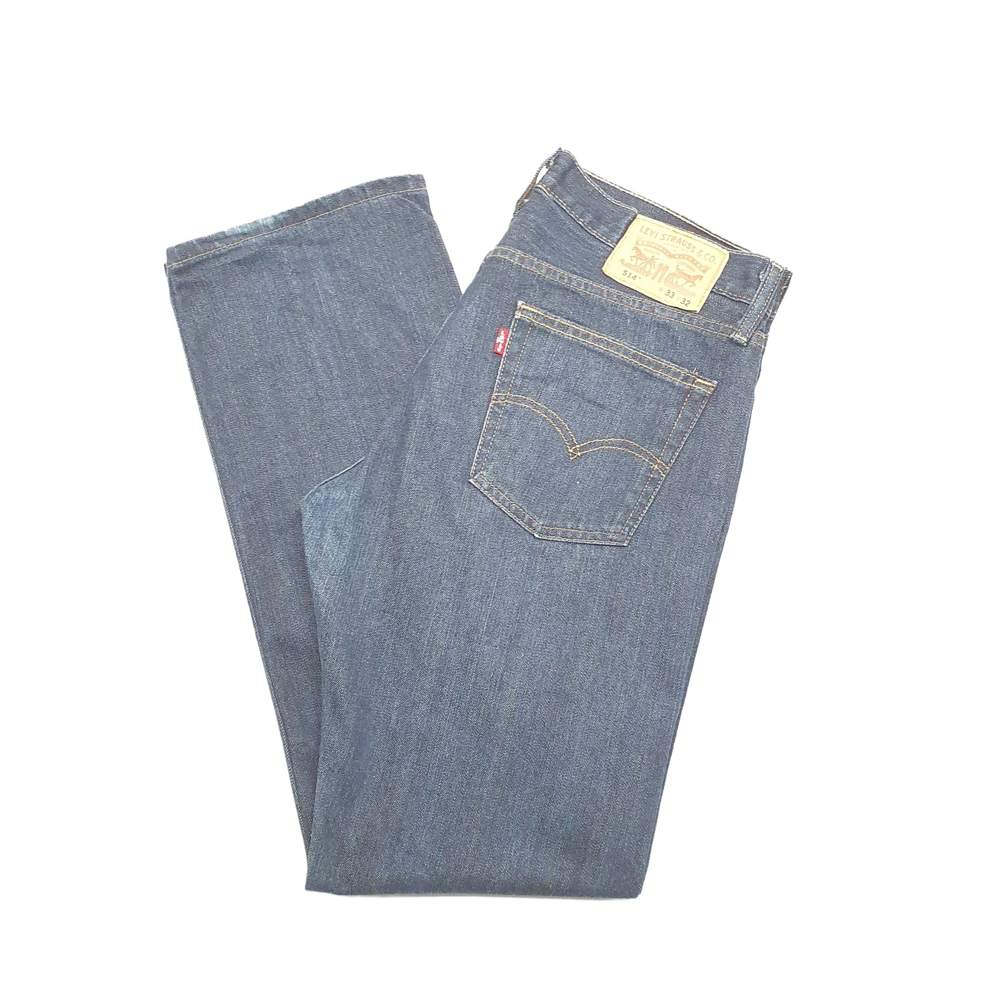 Levis 514 Straight Fit Jeans W34 L32 Blue