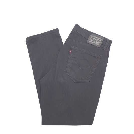 Levis 513 Slim Fit Jeans W38 L30 Black
