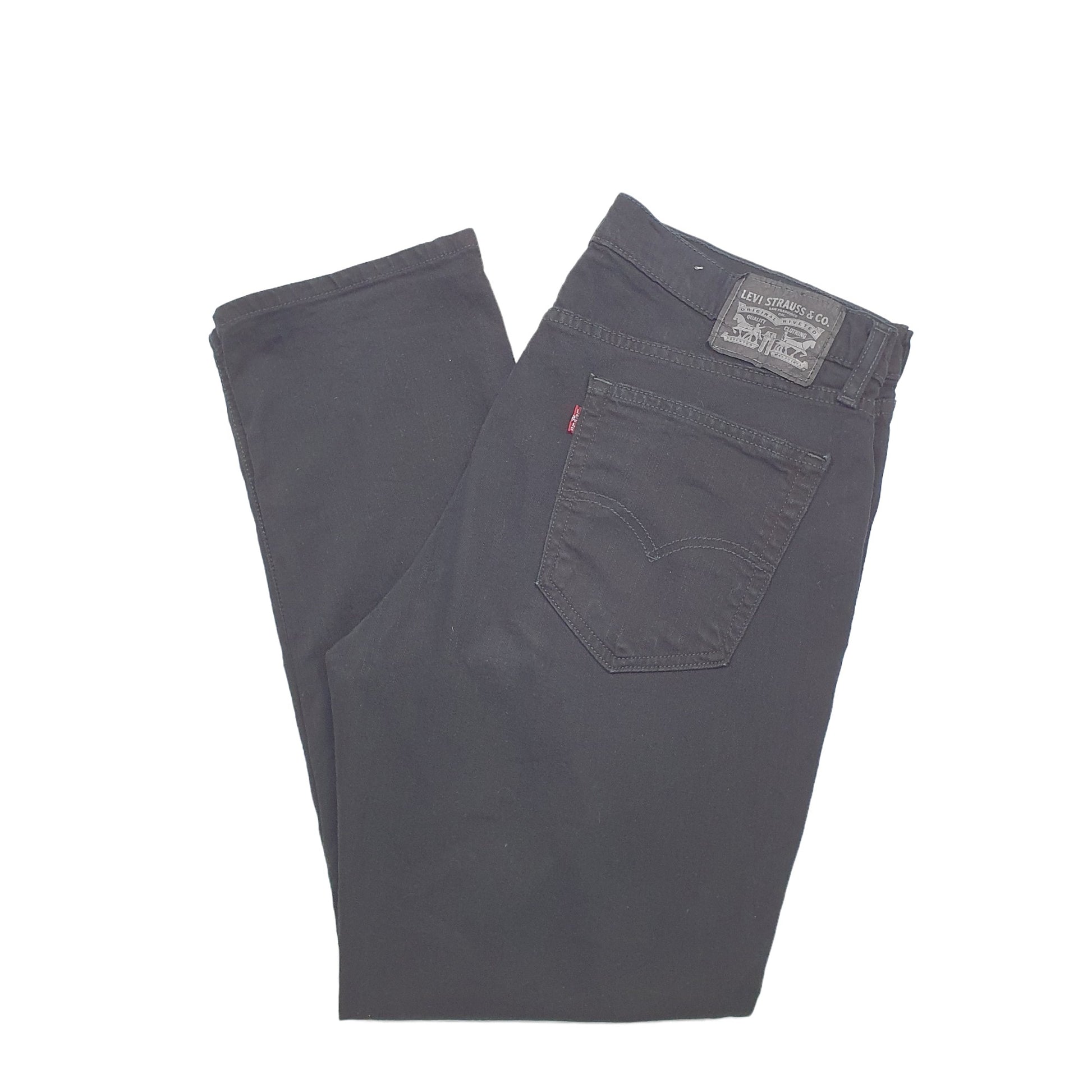 Levis 513 Slim Fit Jeans W38 L30 Black