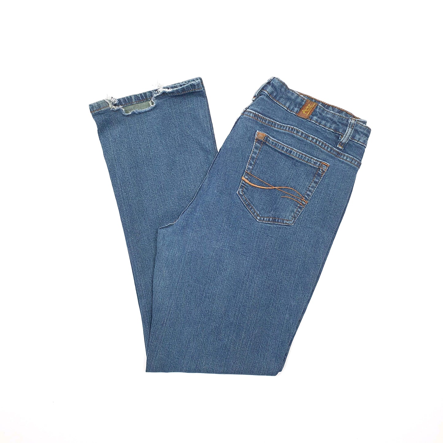 Wrangler Aura Fit Jeans UK Blue