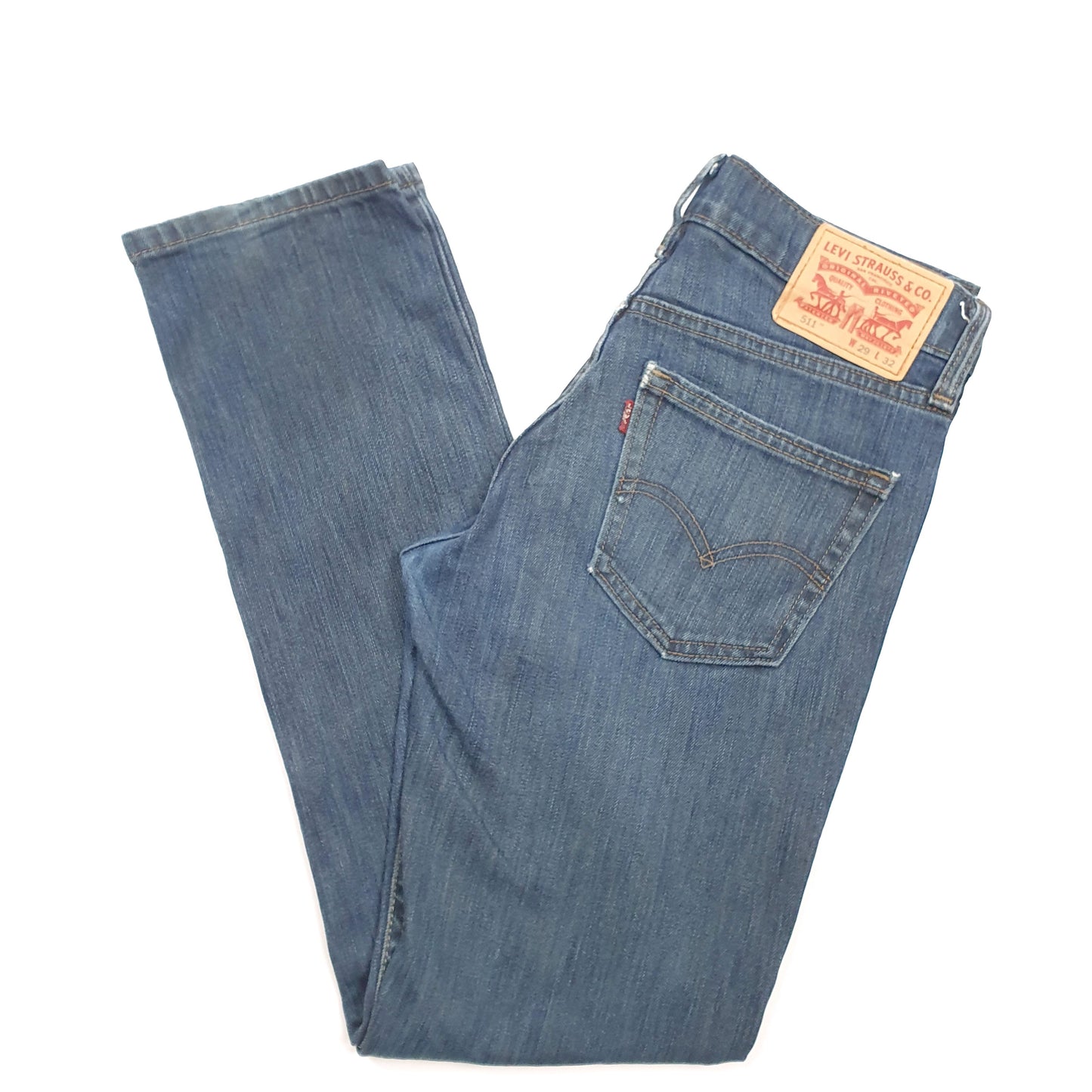 Levis 511 Slim Fit Jeans W30 L31 Blue