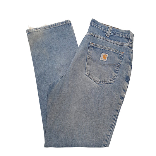 Mens Blue Carhartt  Carpenter JeansW34 L34