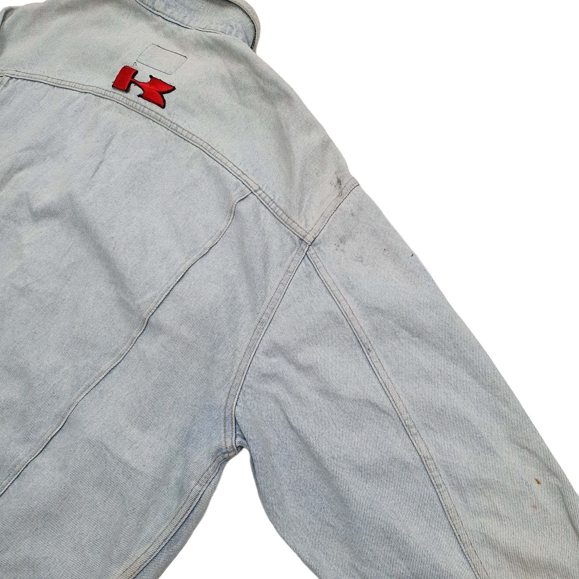 Mens Blue Henry I Seigel Trucker Denim Jacket Coat