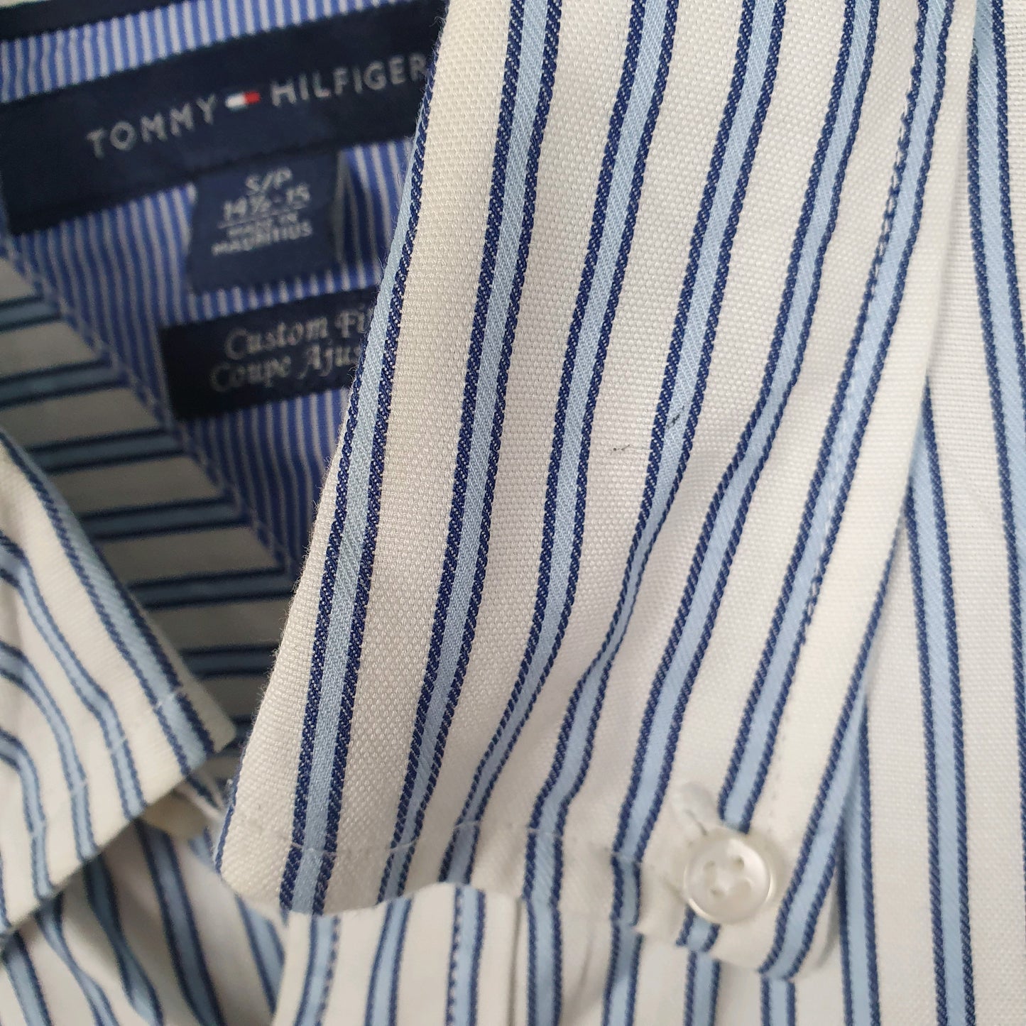 Tommy Hilfiger Long Sleeve Custom Fit Striped Shirt