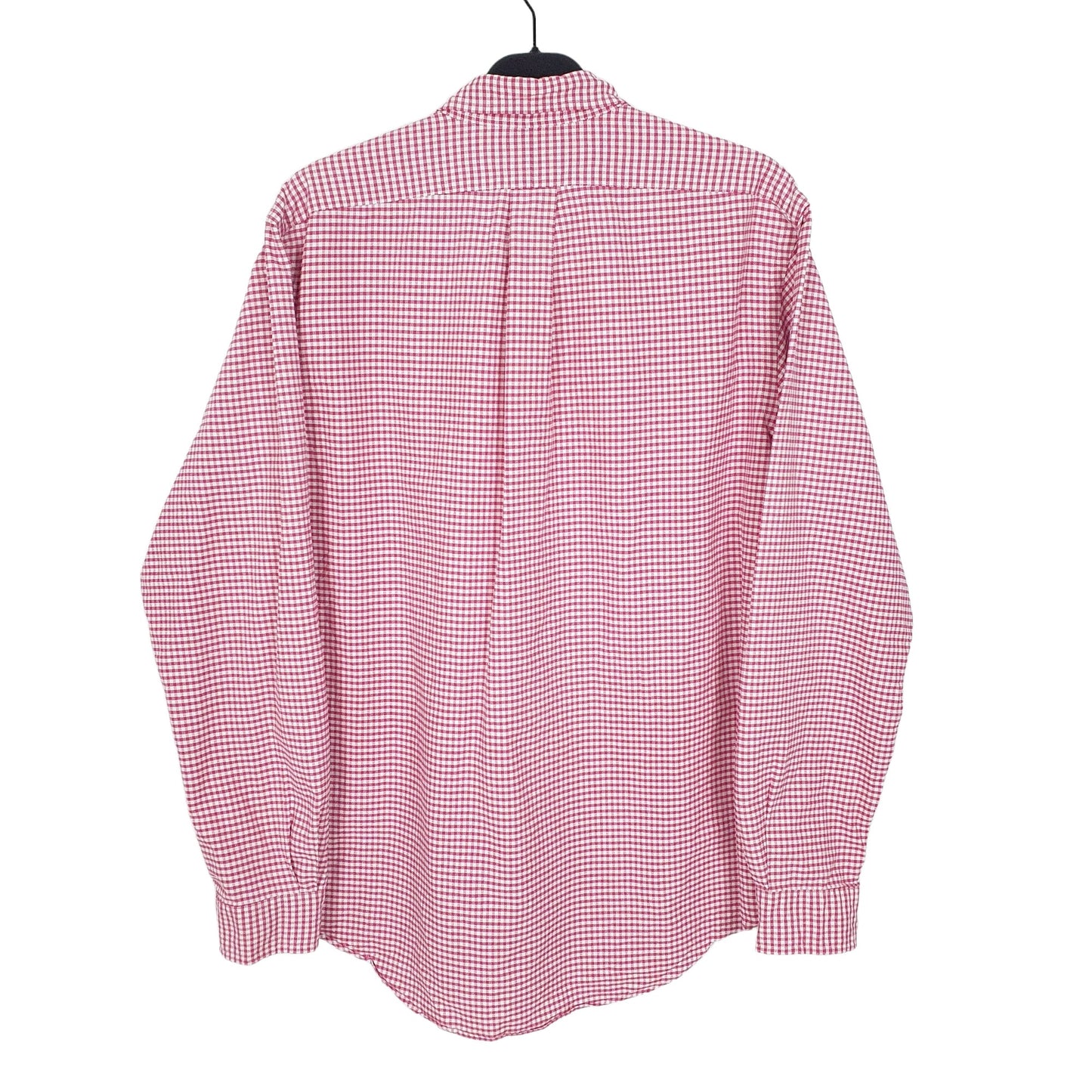 Ralph Lauren Long Sleeve Custom Fit Gingham Shirt Pink