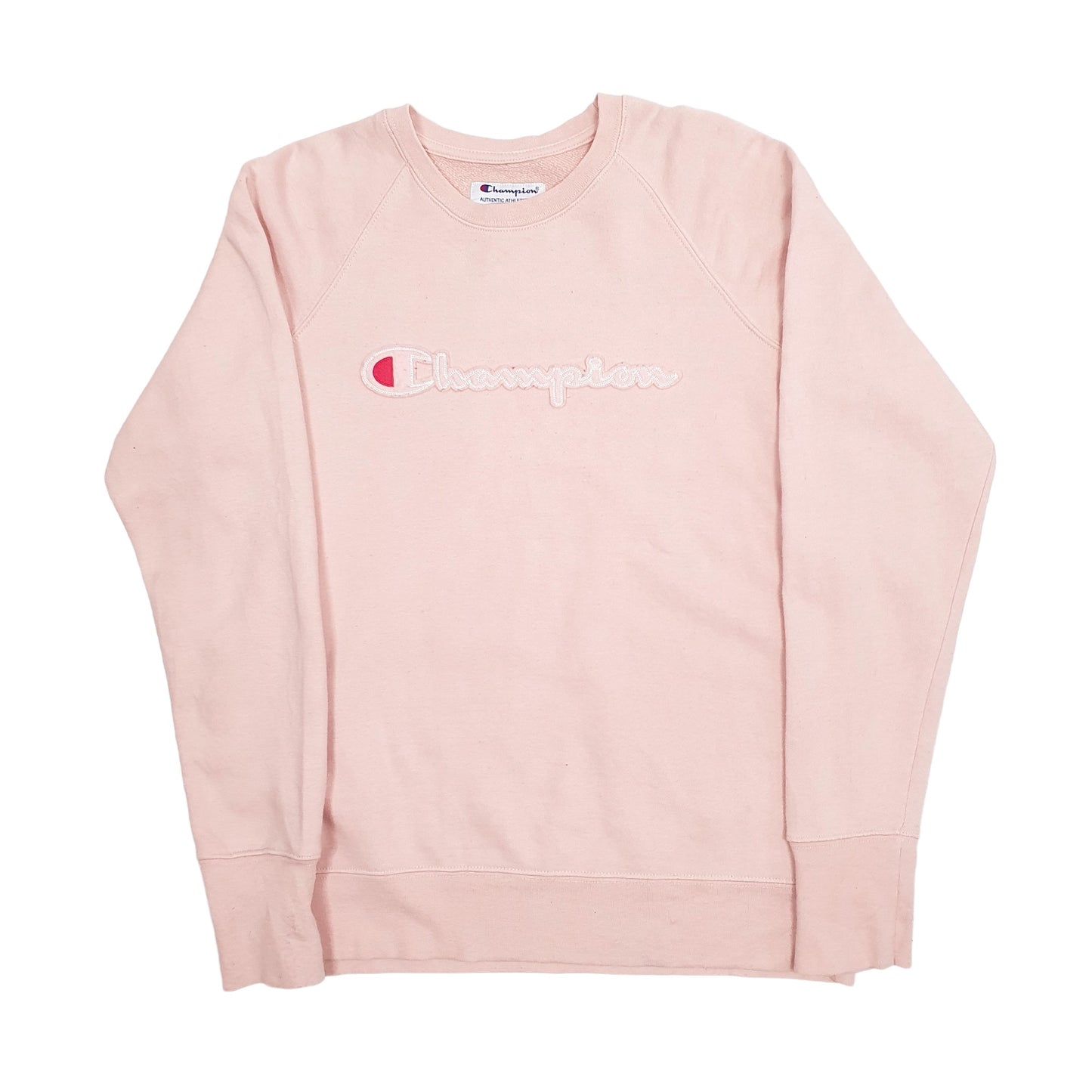 Mens Pink Champion  Crewneck Jumper