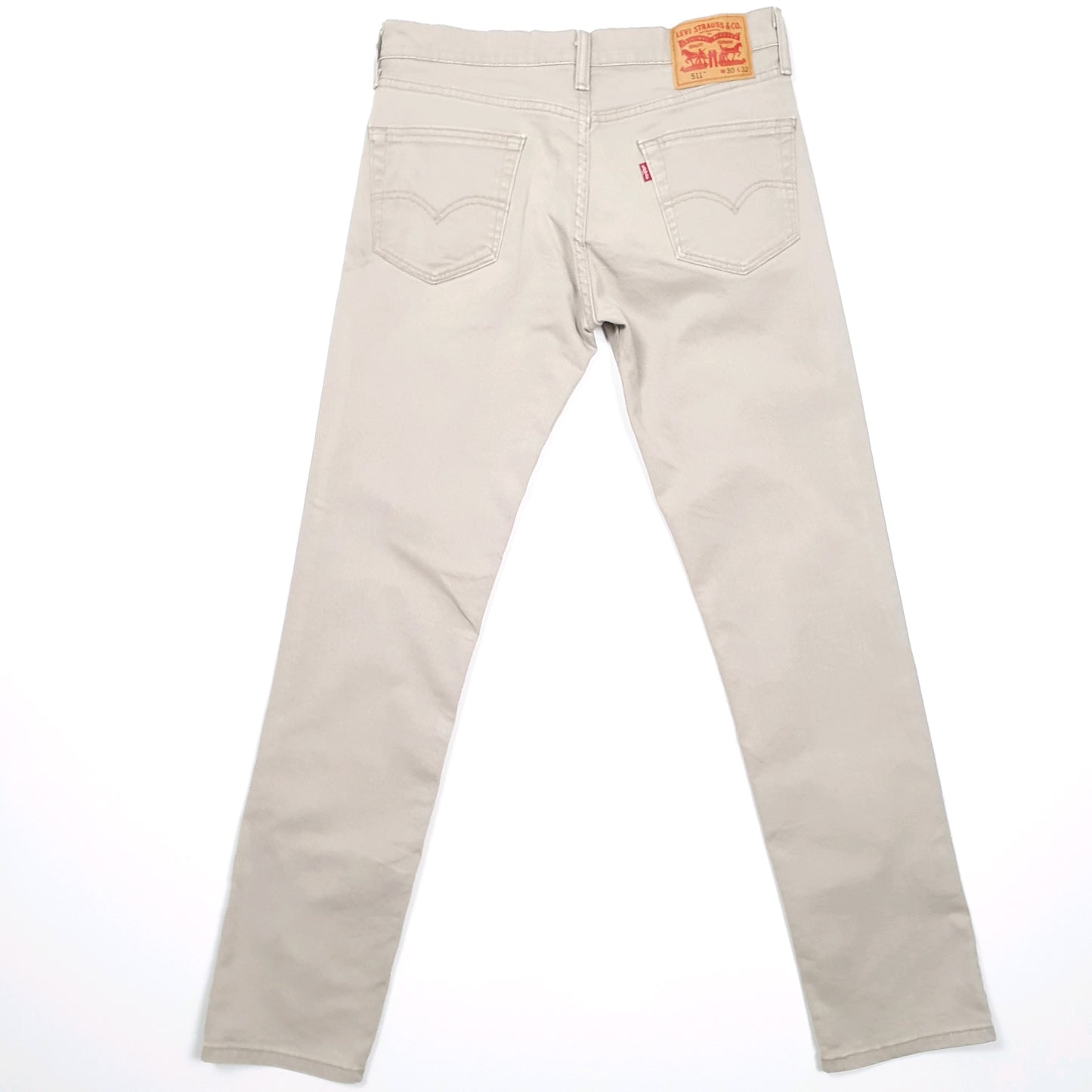 Levis 511 Slim Fit Jeans W30 L31 Beige