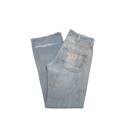 Carhartt Casual Straight Fit Jeans W34 L33 Blue