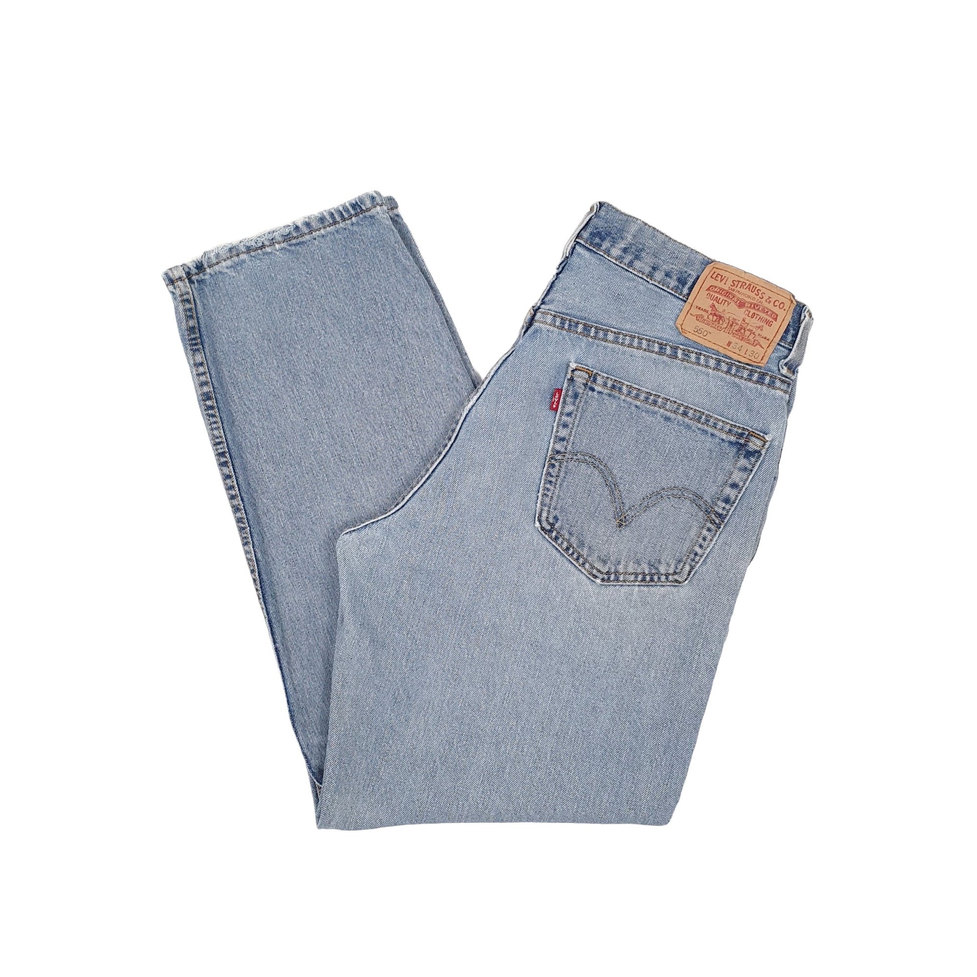 Levis 550 Relaxed Fit Jeans W34 L30 Blue