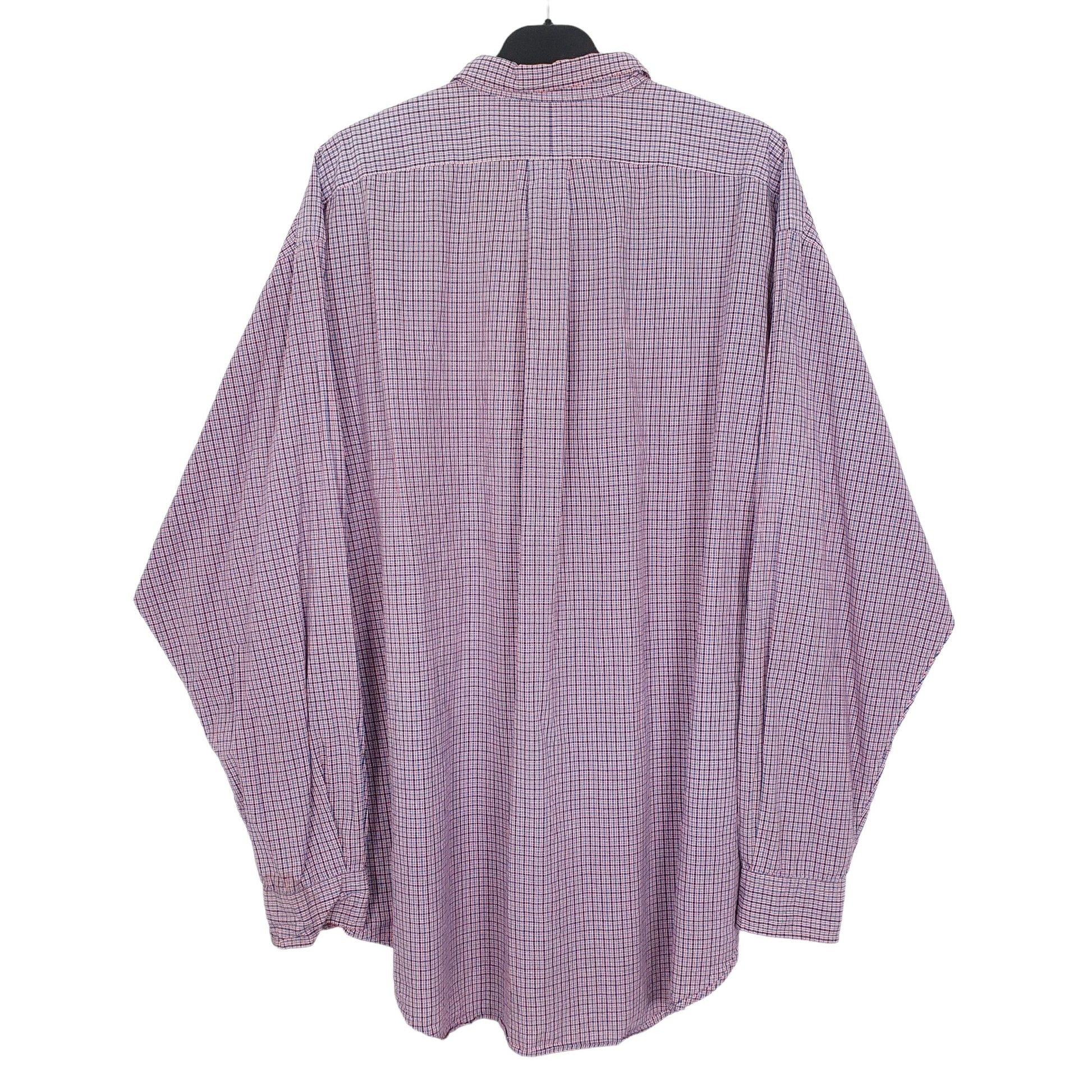 Ralph Lauren Long Sleeve Blake Fit Check Shirt Red