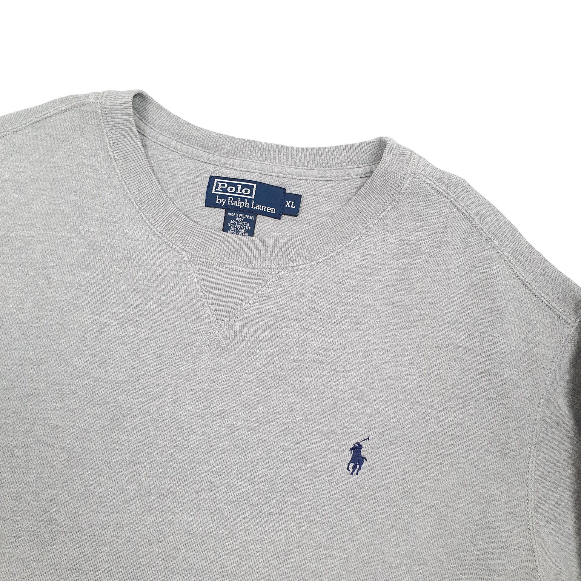 Mens Grey Polo Ralph Lauren  Crewneck Jumper