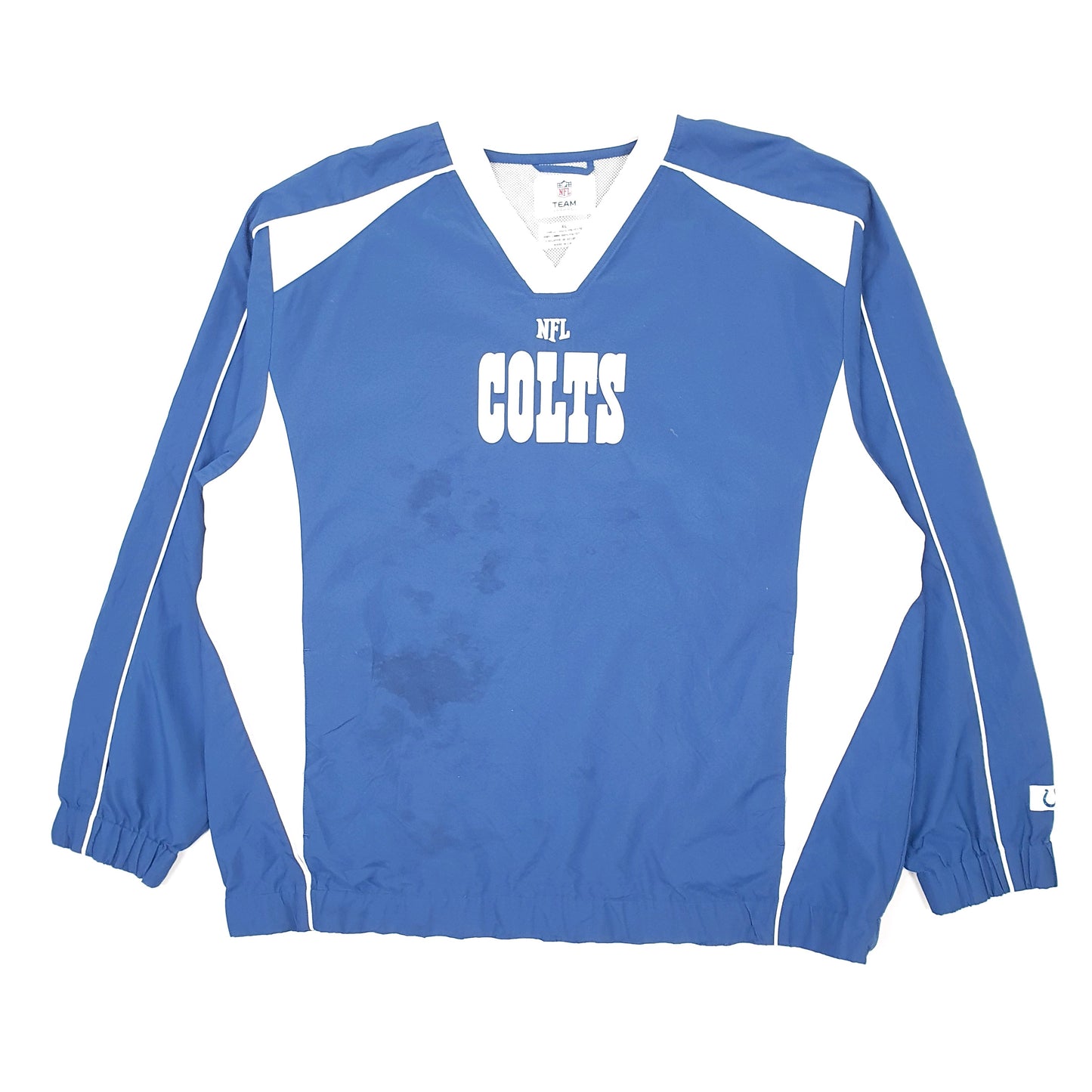 Mens Blue NFL Indianapolis Colts USA Football Pullover  Coat