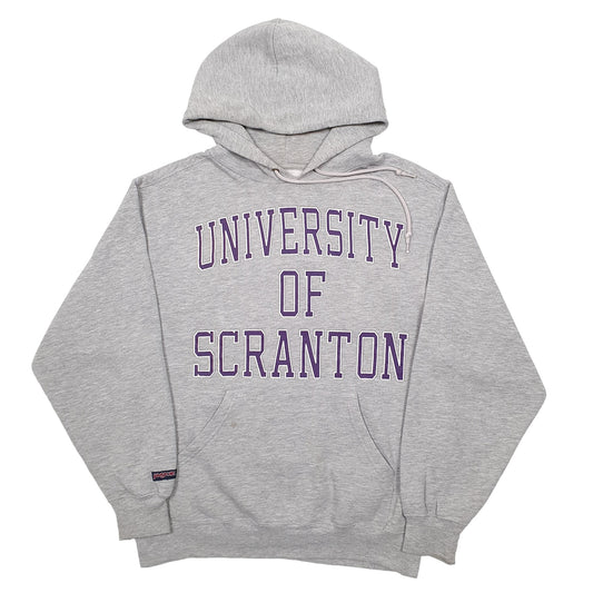 Mens Grey Jansport University of Scranton USA College Hoodie Jumper