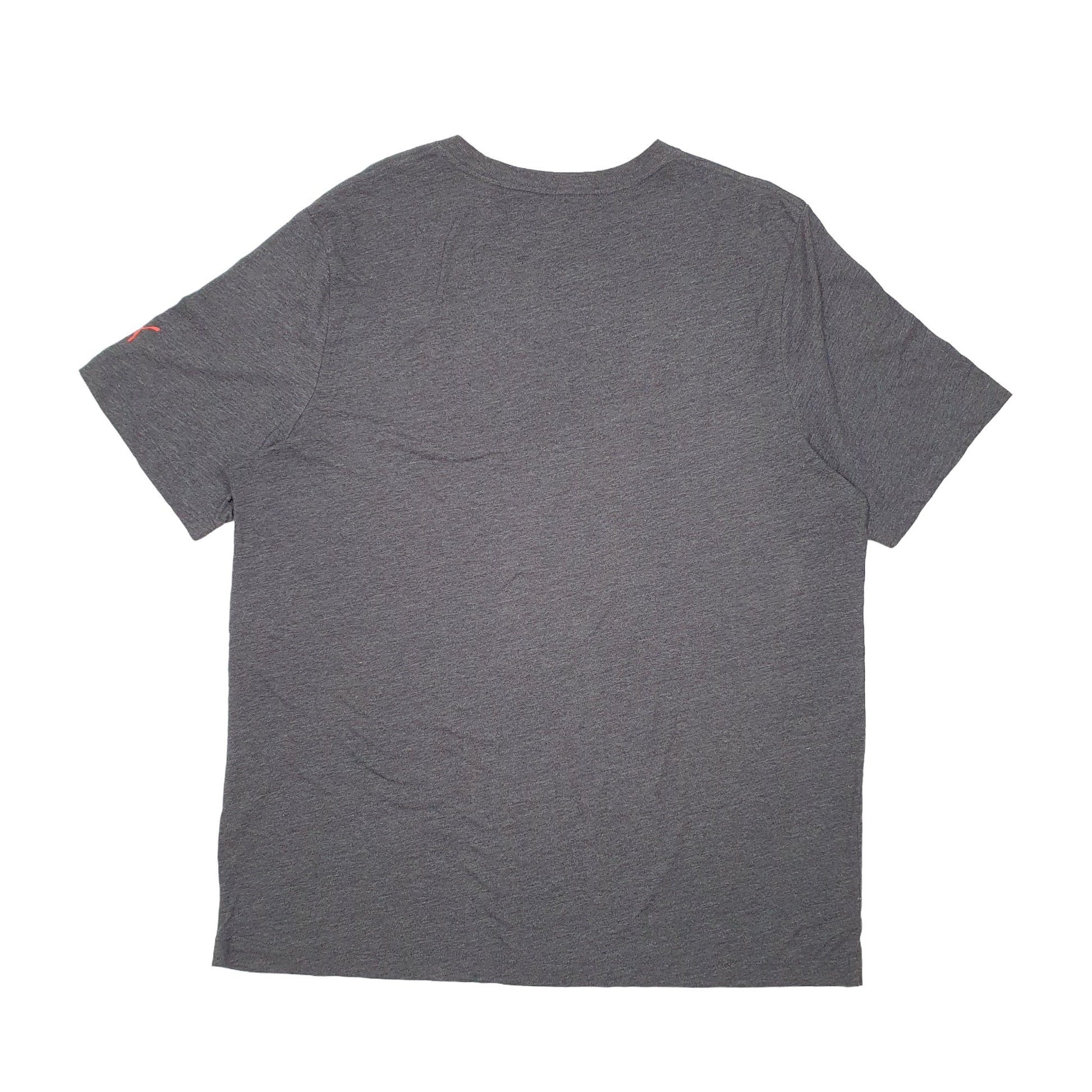 Puma Short Sleeve T Shirt Grey