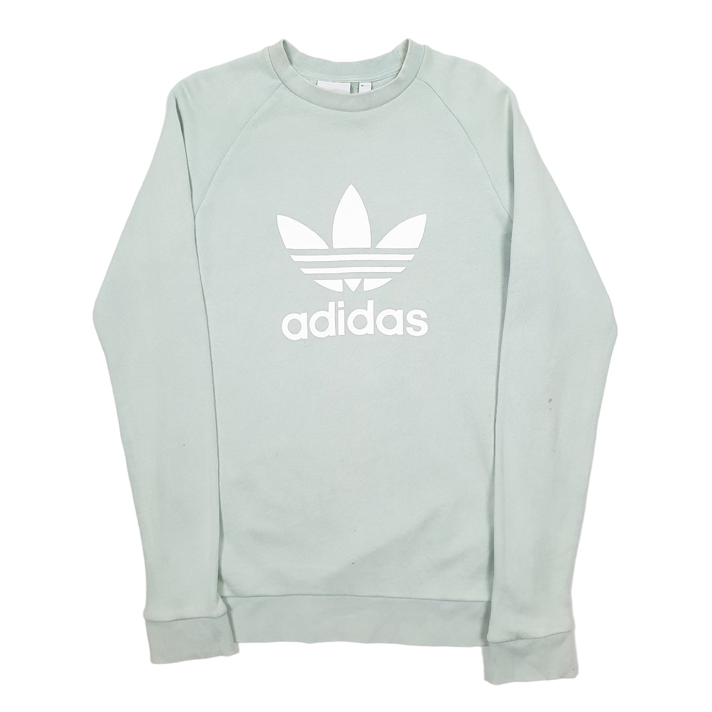 Mens Green Adidas  Crewneck Jumper