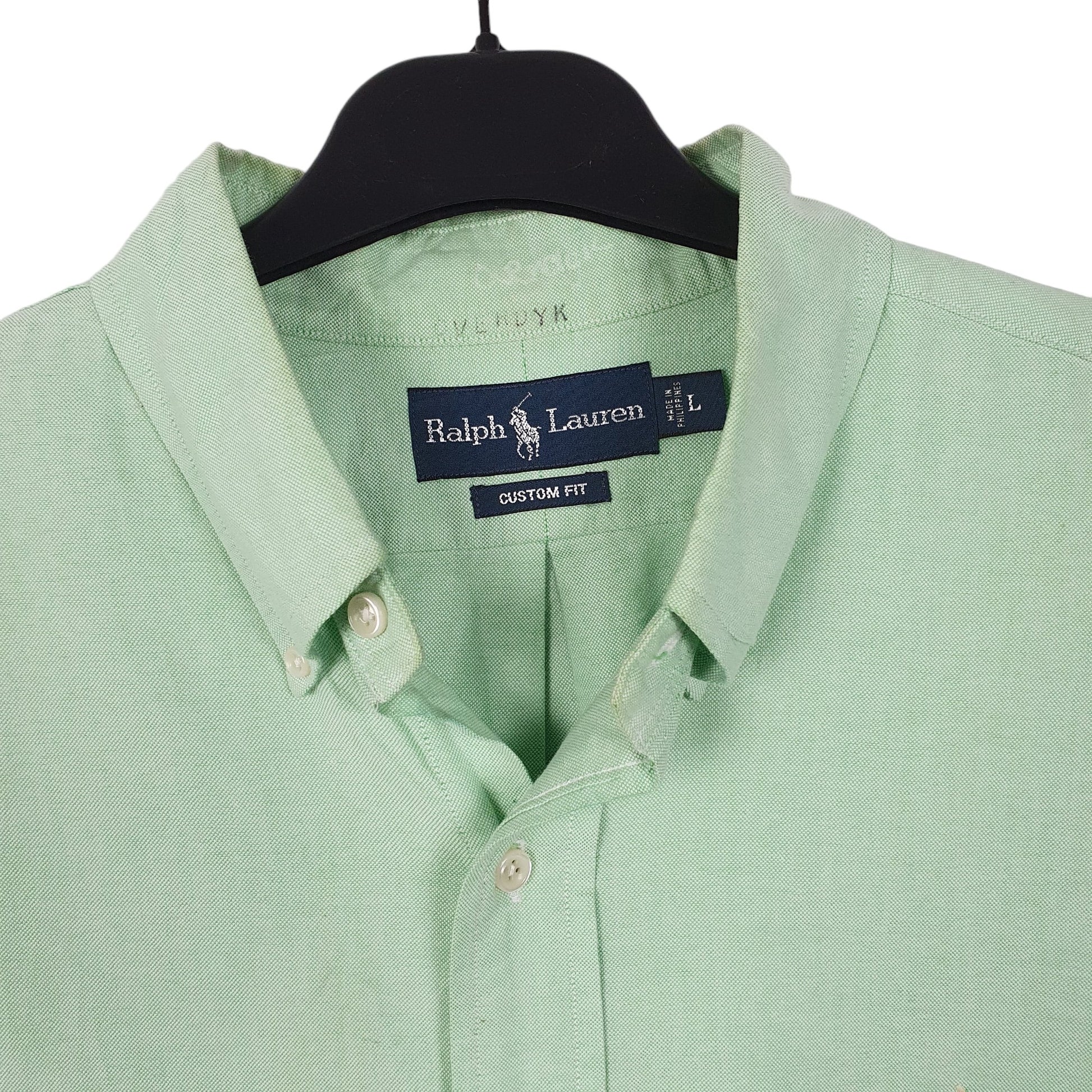 Mens Green Ralph Lauren  Long Sleeve Shirt