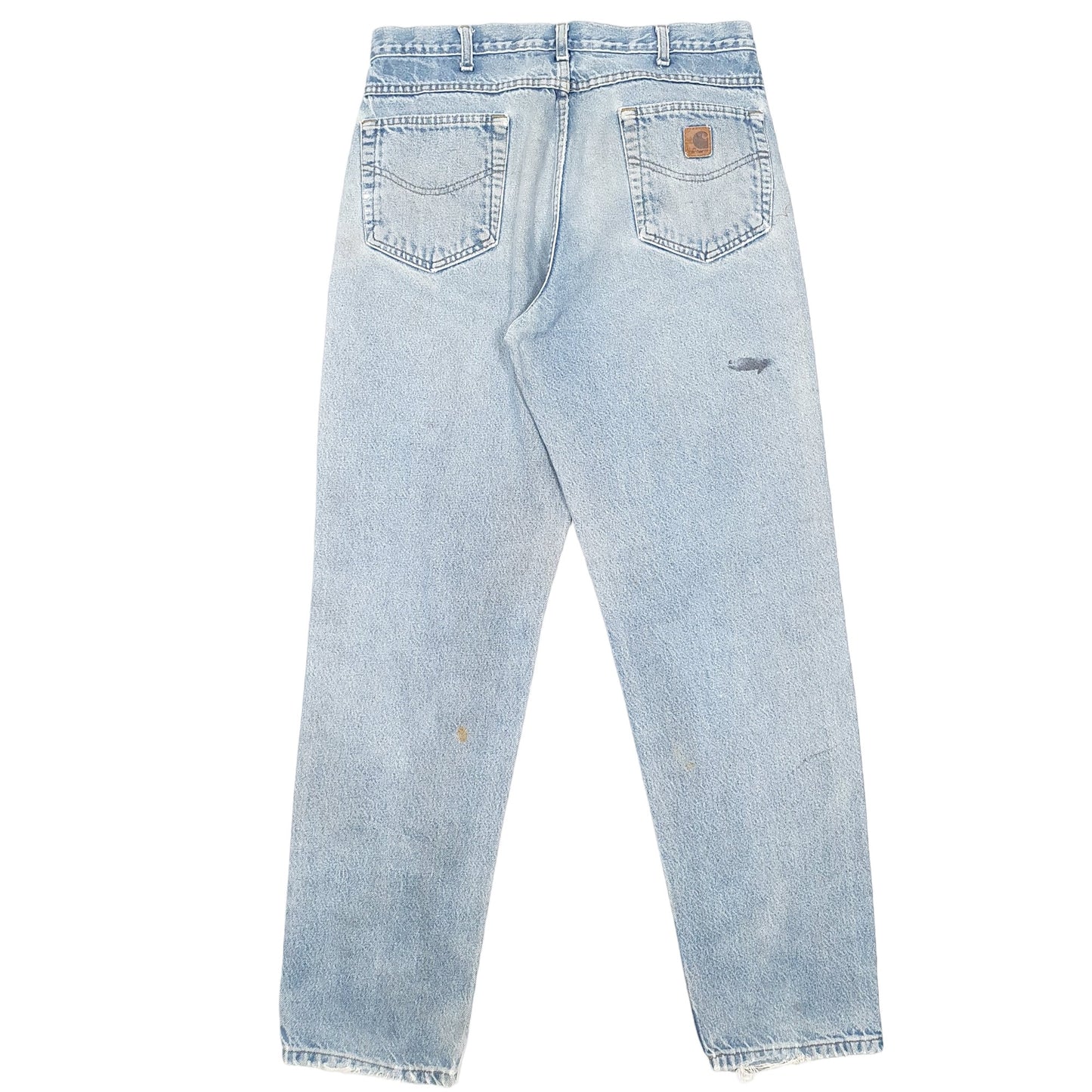 Mens Blue Carhartt Tapered Casual JeansW34 L34