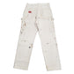 Mens White Dickies  Carpenter Trousers