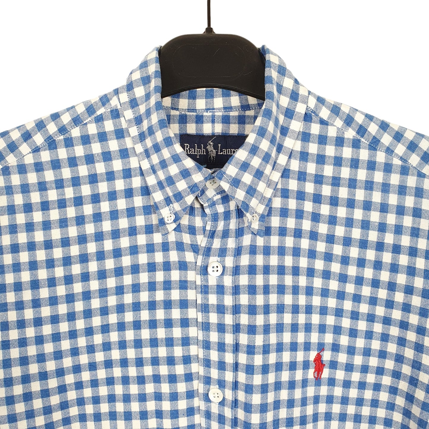 Ralph Lauren Long Sleeve Regular Fit Check Shirt Blue