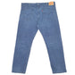 Levis 502 Regular Fit Tapered Jeans W44 L30 Blue