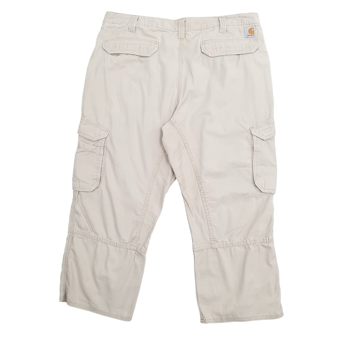 Mens Beige Carhartt  Cargo Trousers