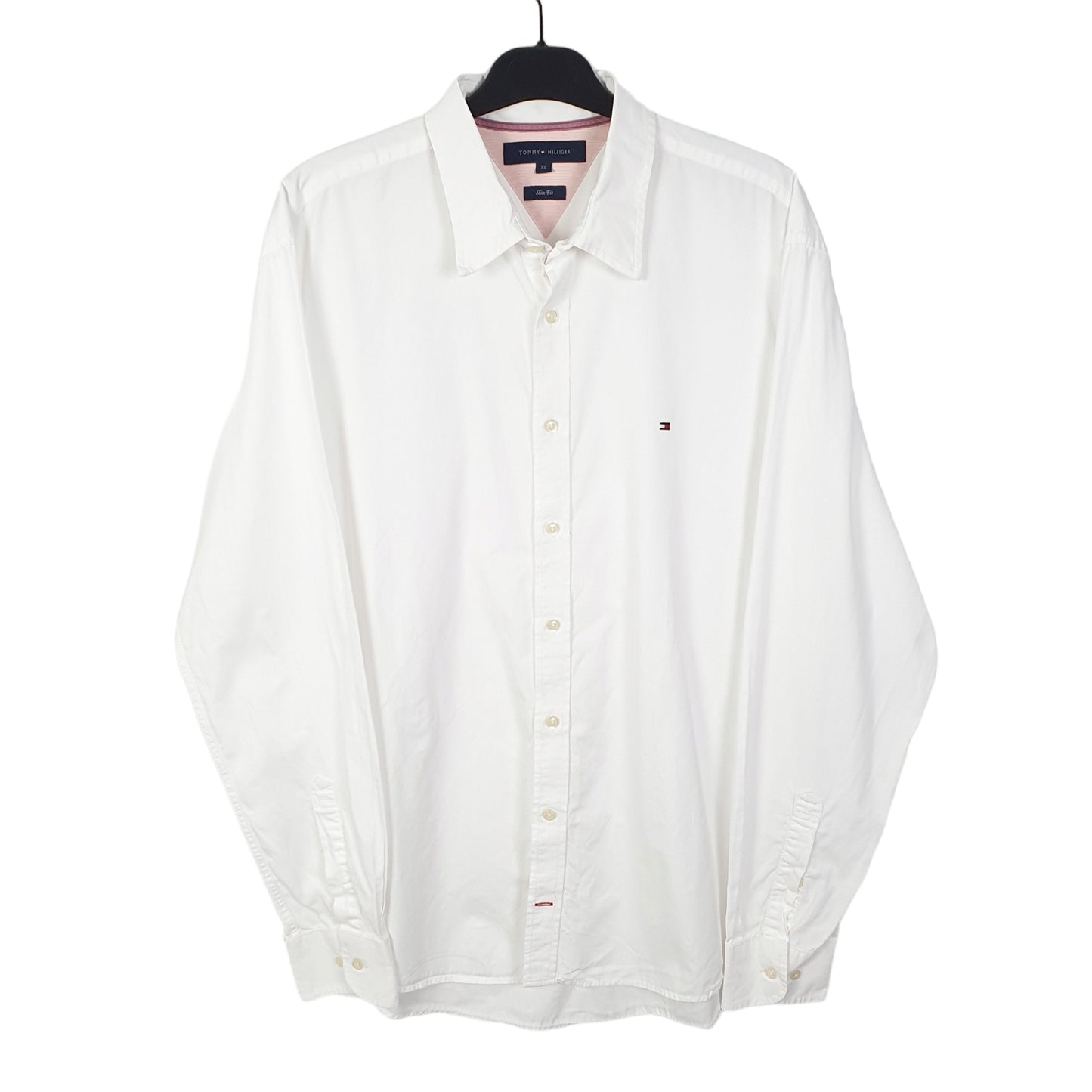 Tommy Hilfiger Long Sleeve Slim Fit Shirt White