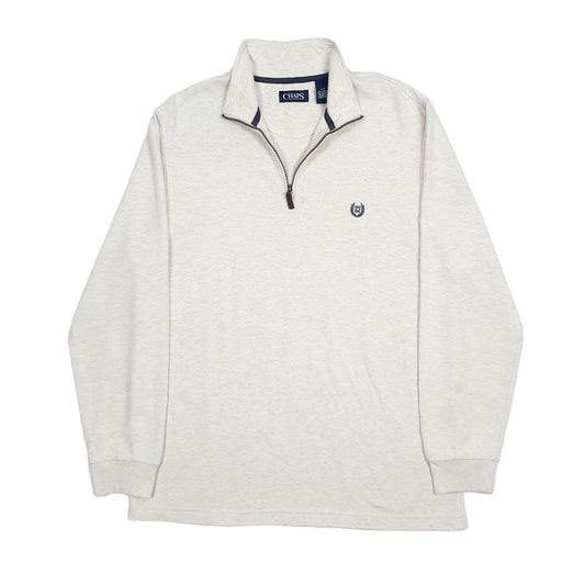 Chaps Quarter Zip L Cream