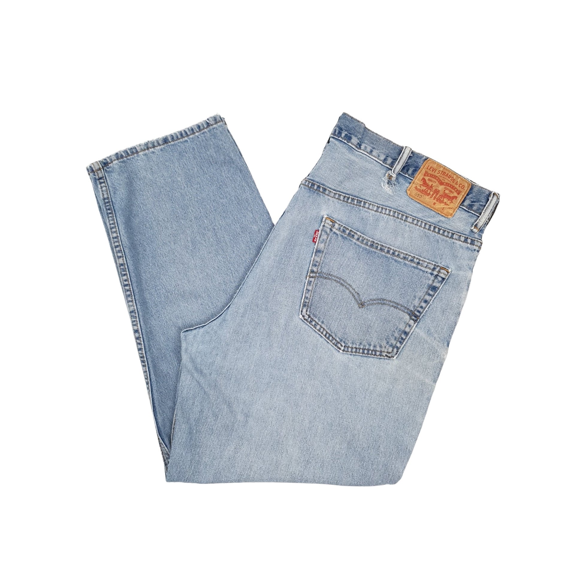 Levis 550 Relaxed Fit 1990's Jeans W44 L30 Blue