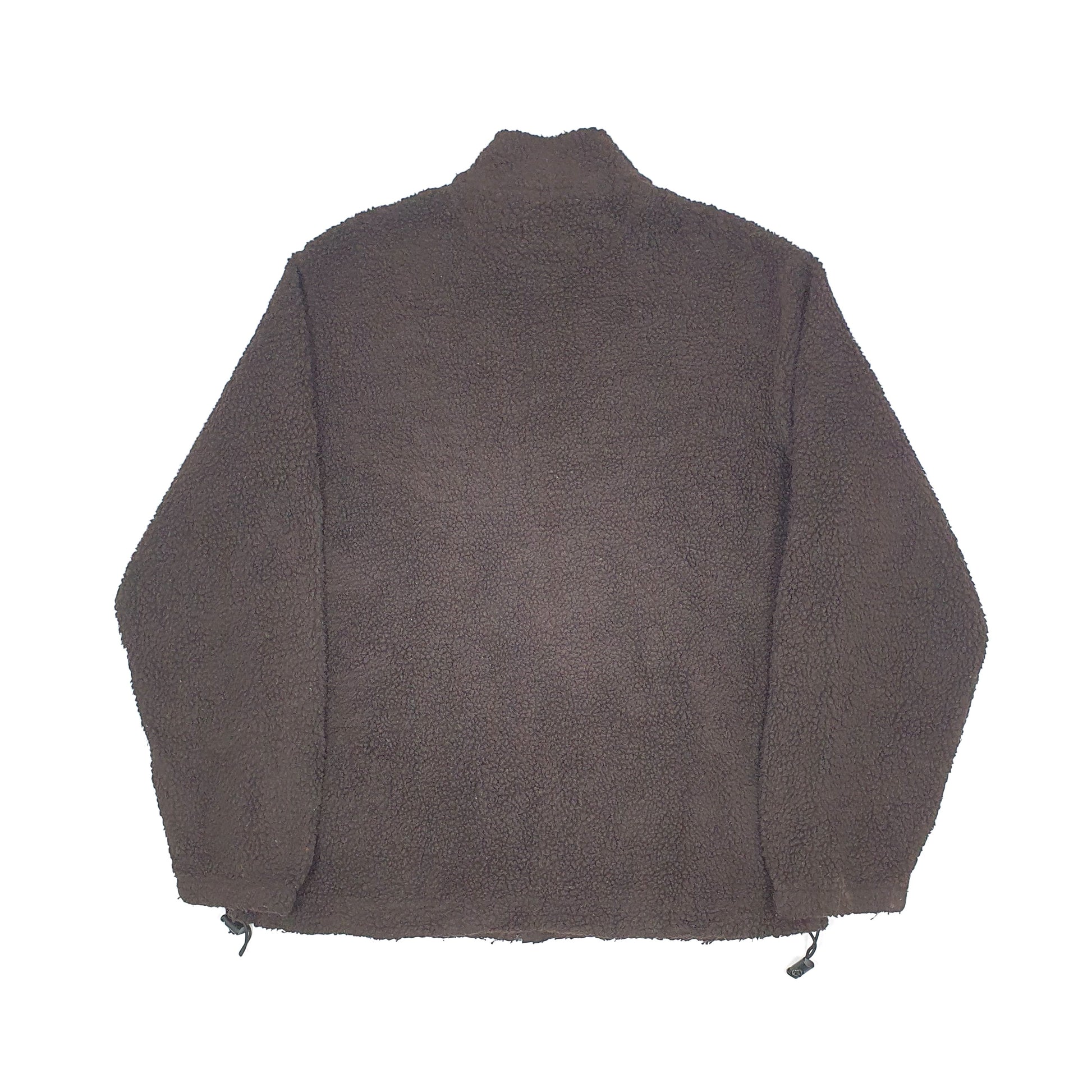 Chaps Retro Pile Full Zip Fleece L Brown