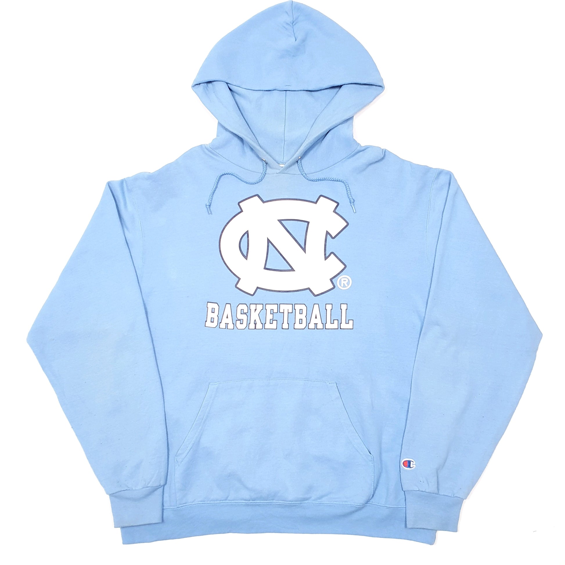 Mens Blue Champion North Carolina Basketball USA Hoodie Jumper