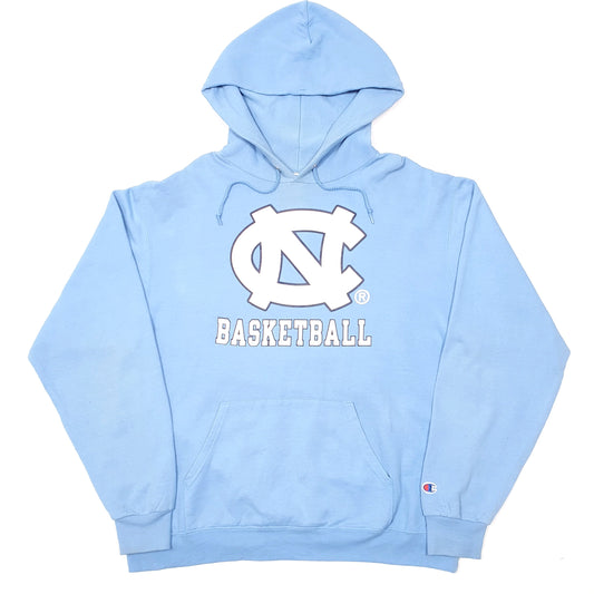 Mens Blue Champion North Carolina Basketball USA Hoodie Jumper