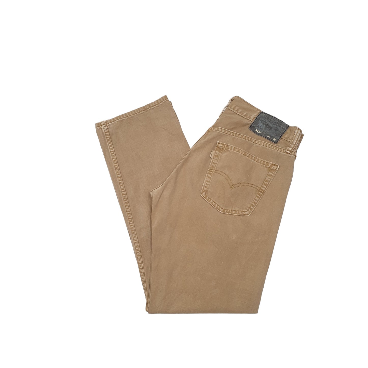 Levis 514 Straight Fit Jeans W31 L30 Beige