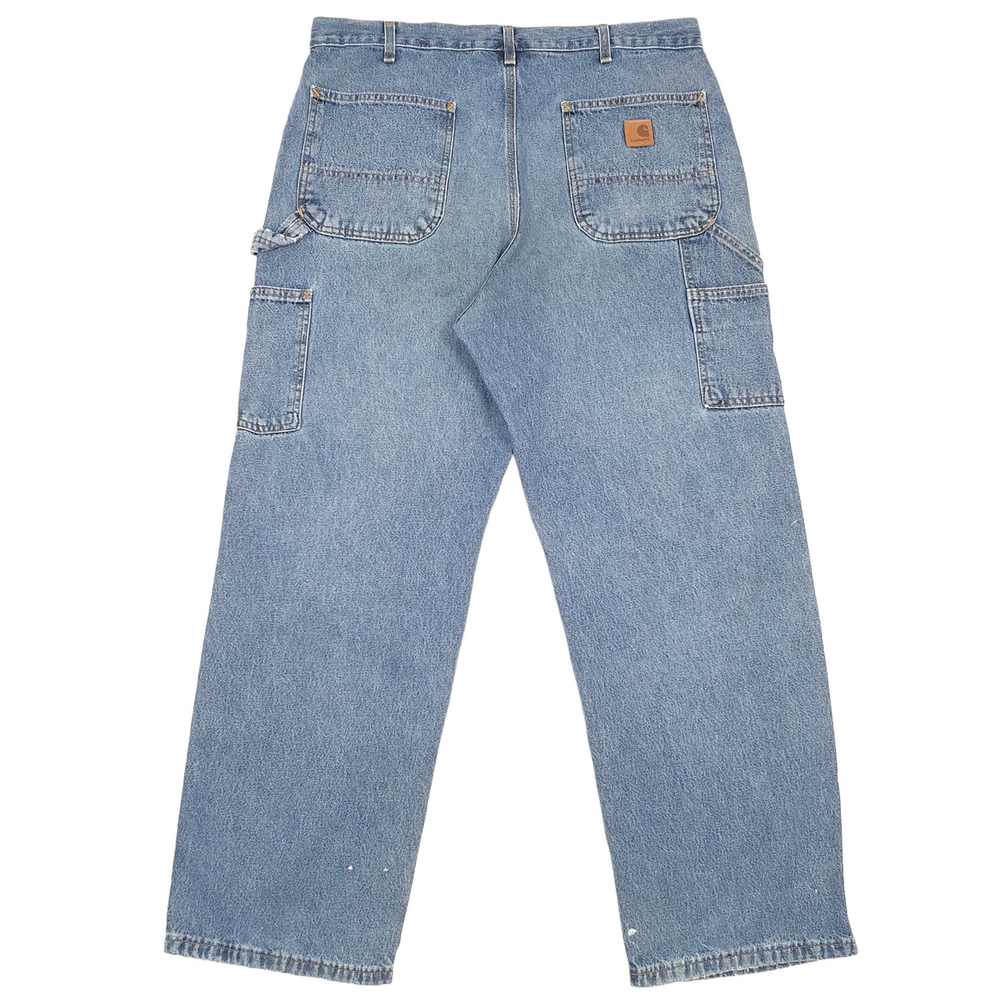 Carhartt Casual Loose Fit Carpenter Jeans W36 L29 Blue