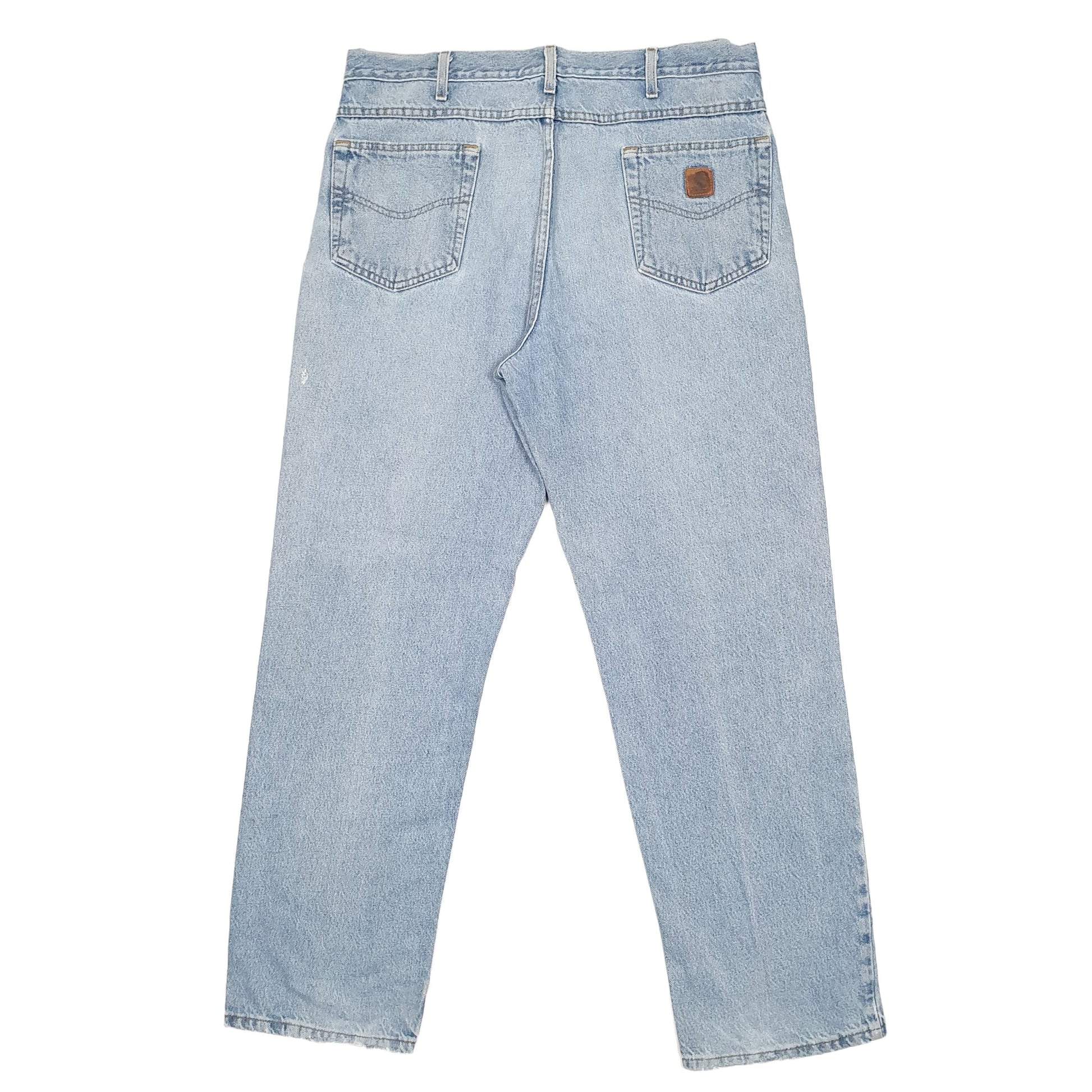 Mens Blue Carhartt   JeansW38 L32