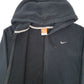 Womens Black Nike Athletic Department Hoodie Tech Fleece Full Zip Jumper