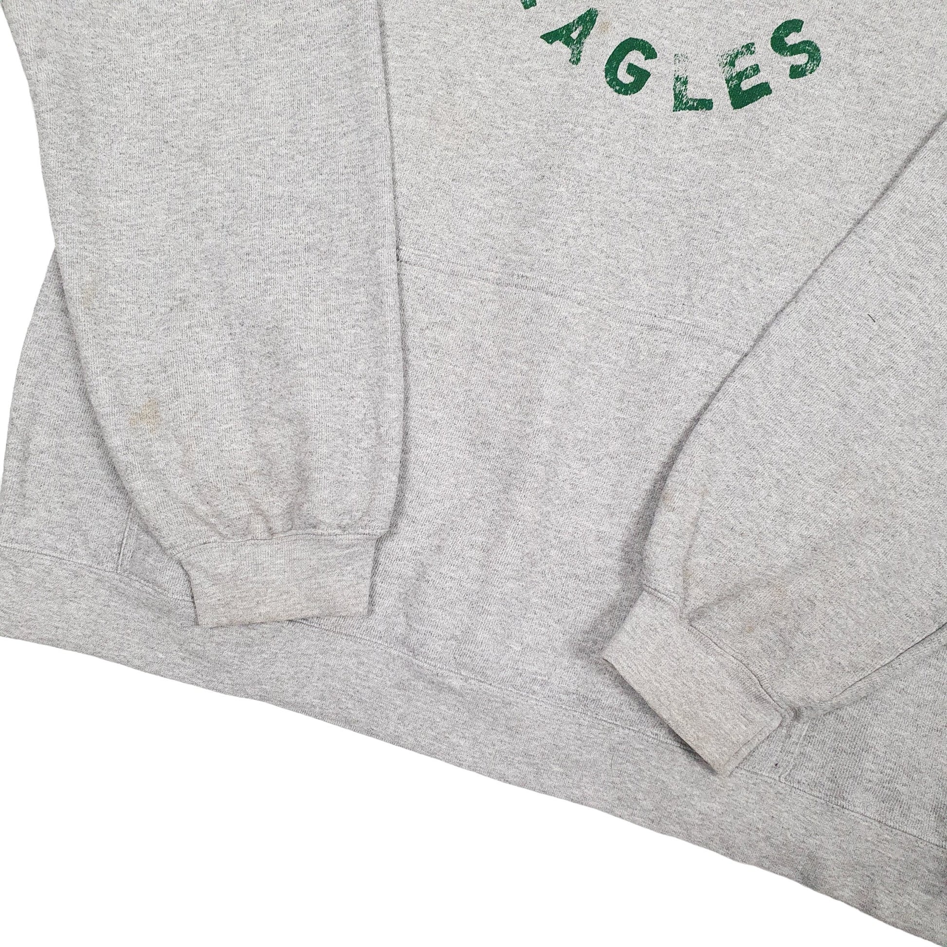 Mens Grey Reebok NFL Philadelphia Eagles Hoodie Jumper