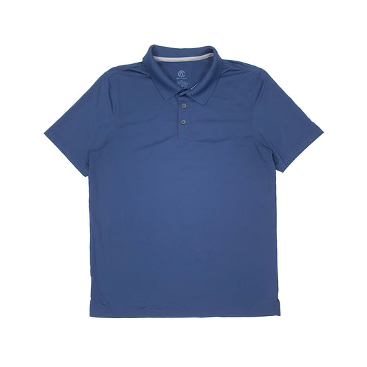 Champion Active Short Sleeve Polyester Polo Shirt Navy