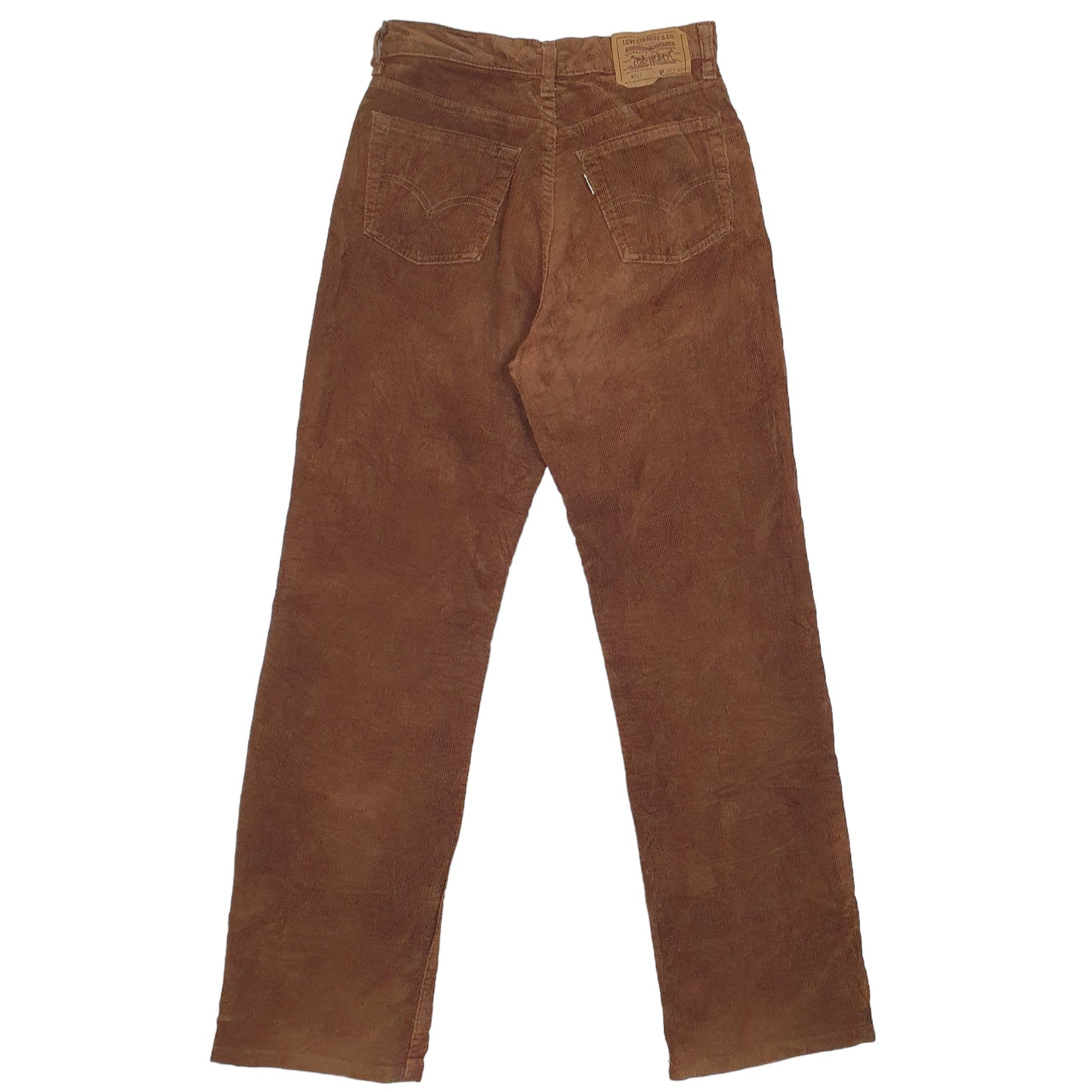 Mens Brown Levis 515 Corduroy Trousers