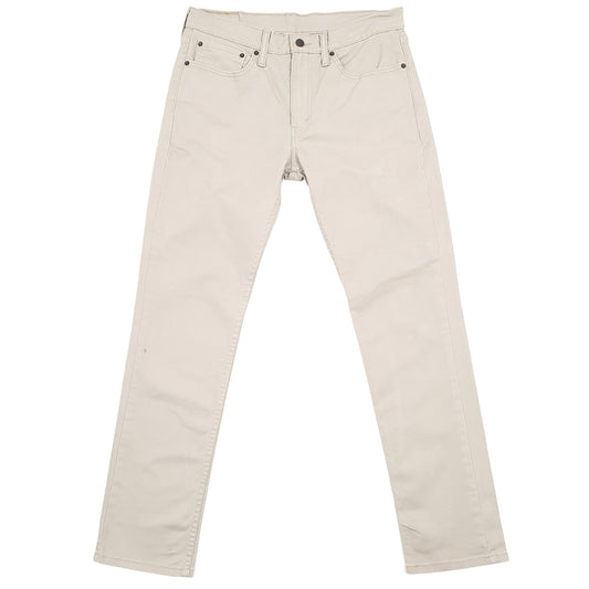 Levis 511 Slim Fit Jeans W34 L31 Beige