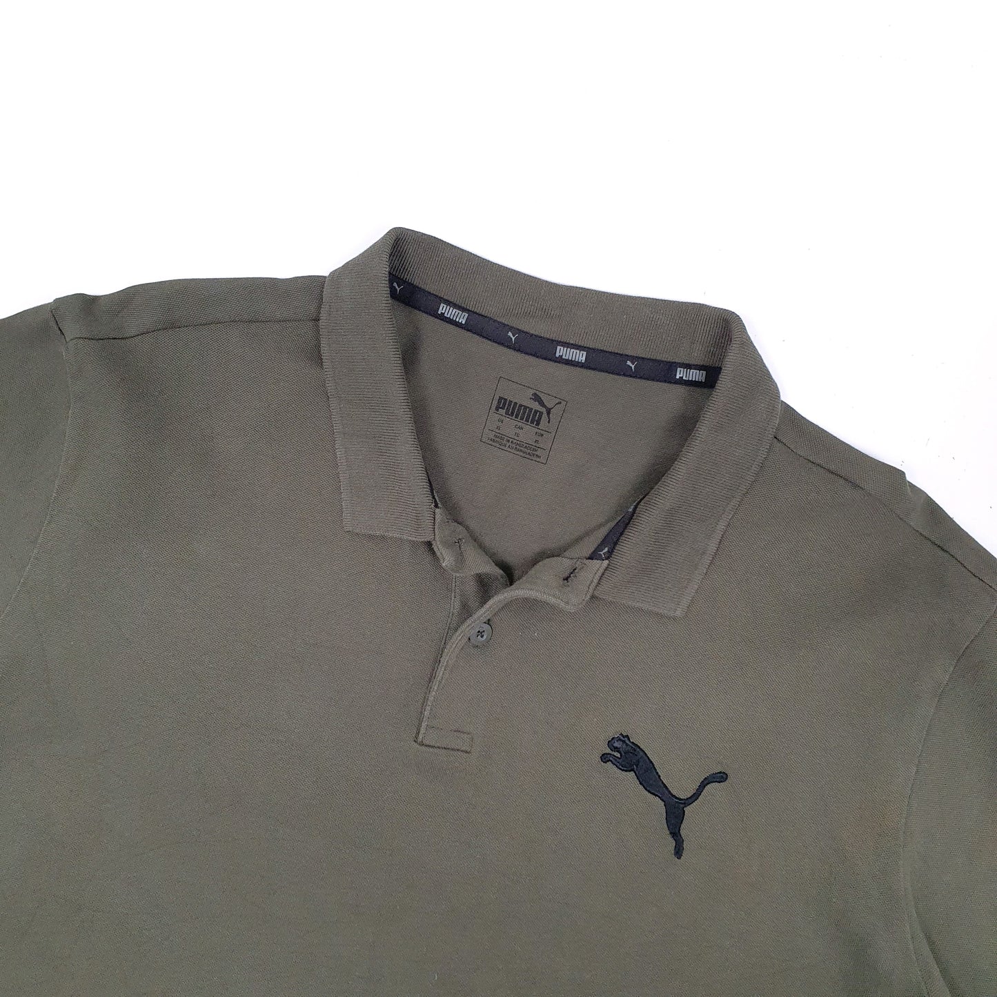 Puma Short Sleeve Polo Shirt Green