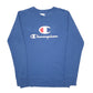 Womens Blue Champion  Crewneck Jumper