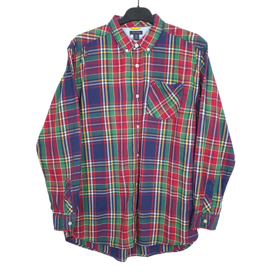 Tommy Hilfiger Long Sleeve Regular Fit Check Shirt Blue