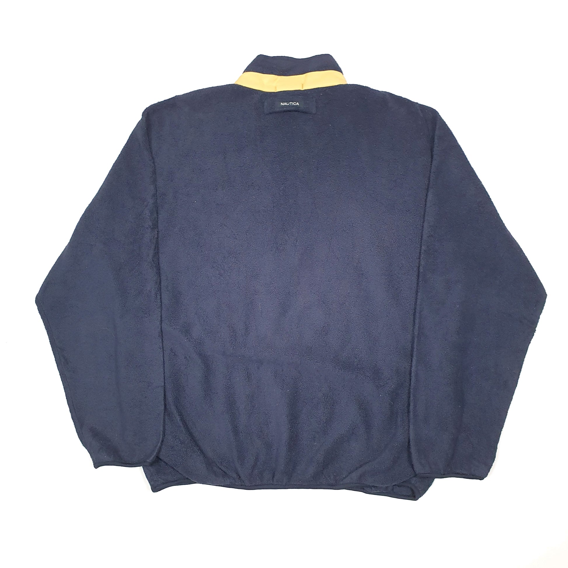 Nautica Quarter Zip Fleece XL Navy