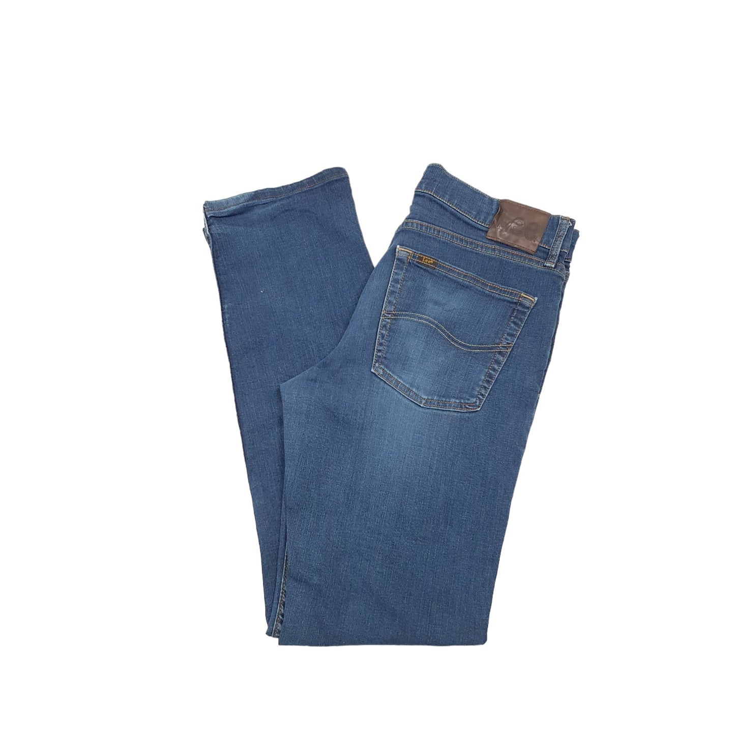 Lee Casual Straight Fit Stretch Classic Jeans W32 L31 Blue